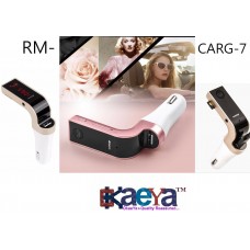 OkaeYa-RM-CARG7 Bluetooth In-Car FM Transmitter